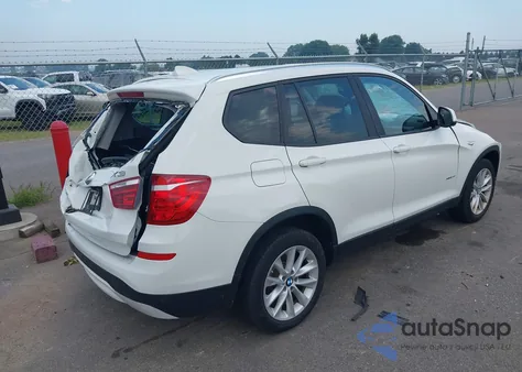 2017 BMW X3 xDrive28I из США, поврежденный, VIN 5UXWX9C3XH0W77938